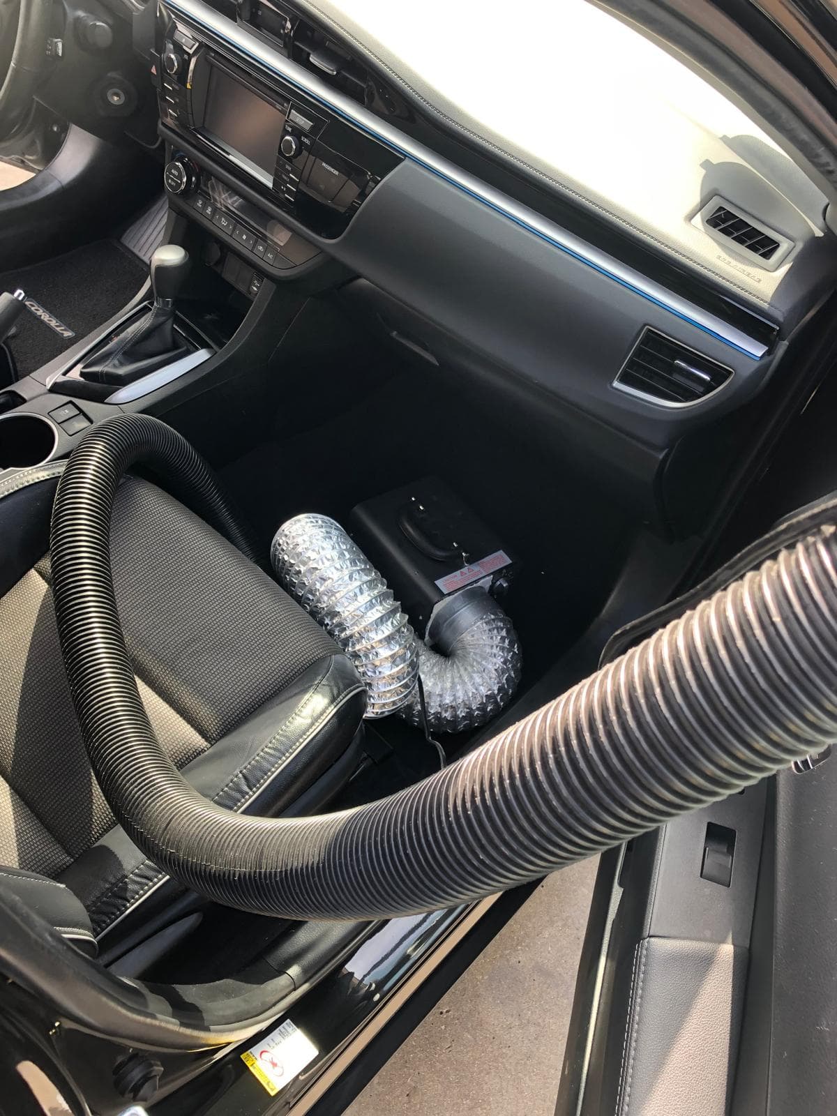 Discharge Treatment at Finesse Auto Detail in San Diego